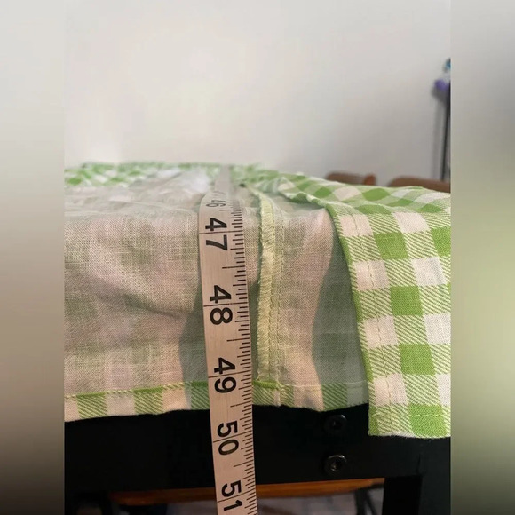 ZARA Gingham Linen Midi Dress - Picture 15 of 16